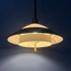 Mid-century brown and beige Dijkstra Space Age suspension