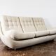 Customizable Space Age Living Room Set Atlantis in Beige Boucle 1970's, Czechoslovakia