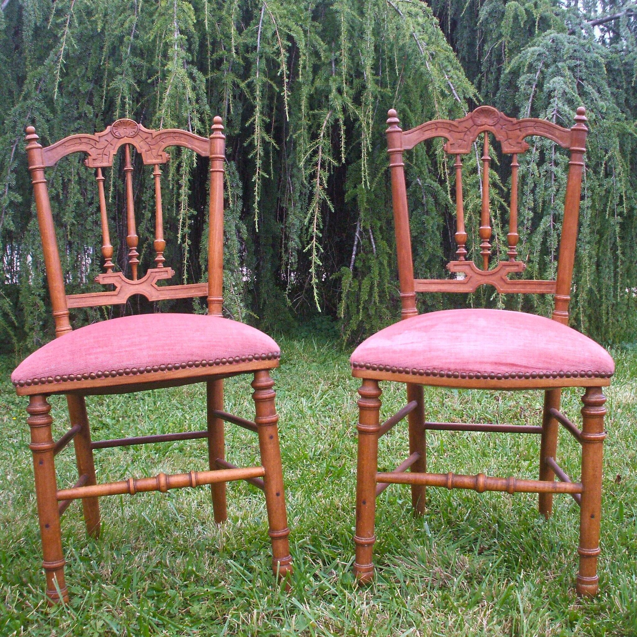 Paire de chaises Napoleon III