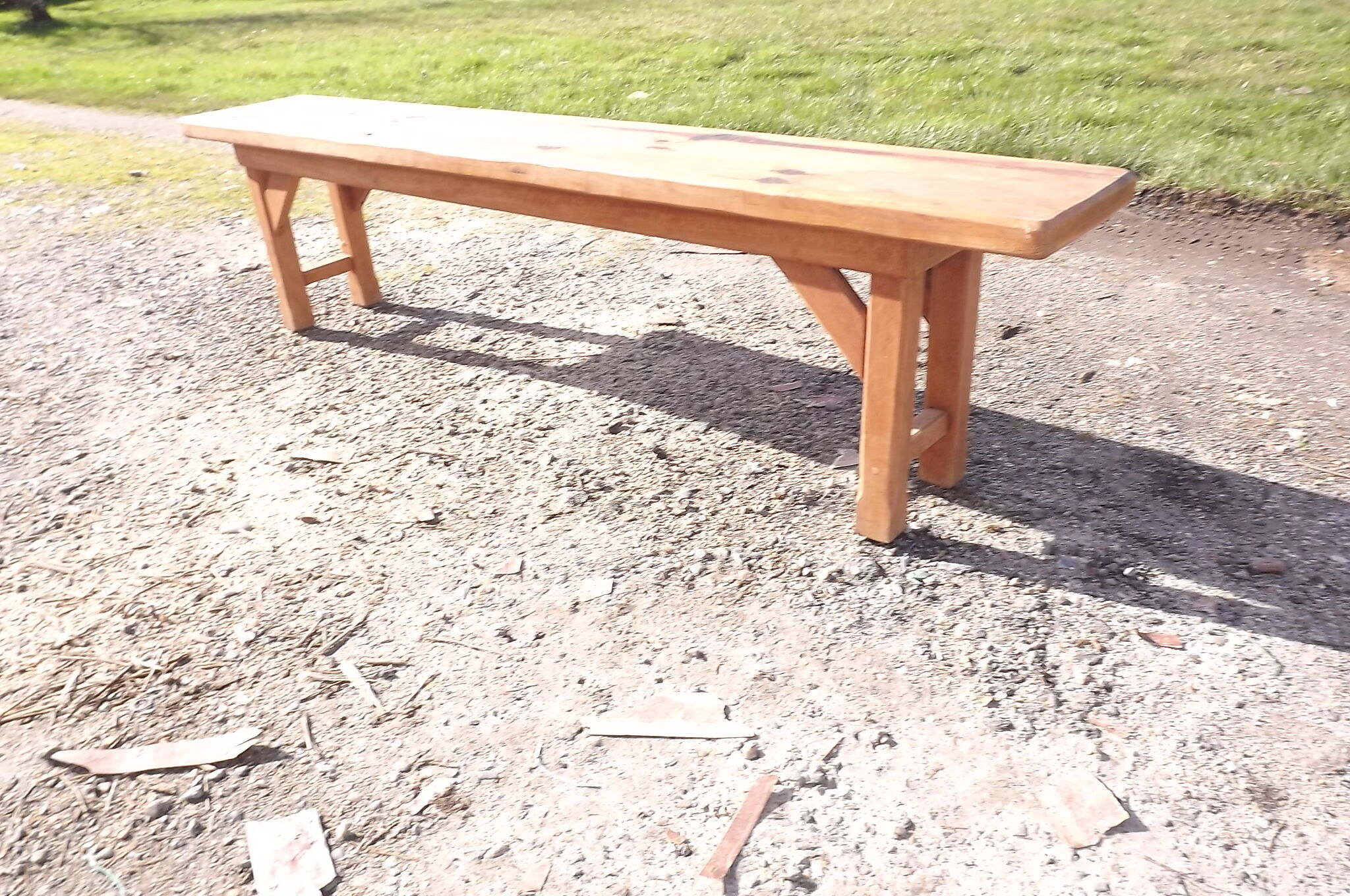 Pine bench