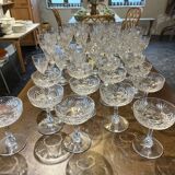 Beautiful lot of crystal glasses from Saint Louis