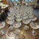 Beau lot de verres en cristal de Saint Louis