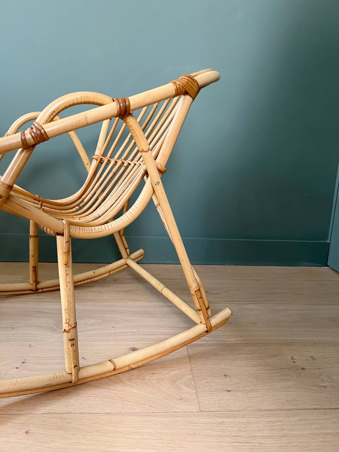 Fauteuil enfant en rotin