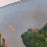 Old landscape painting