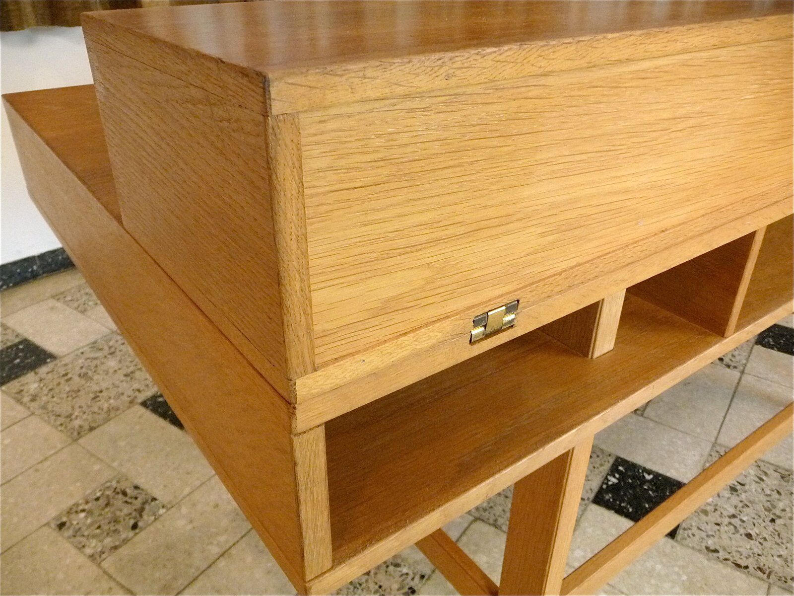 Flip-top partner secretary desk by Jens Quistgaard for Løvig, Denmark 1960s