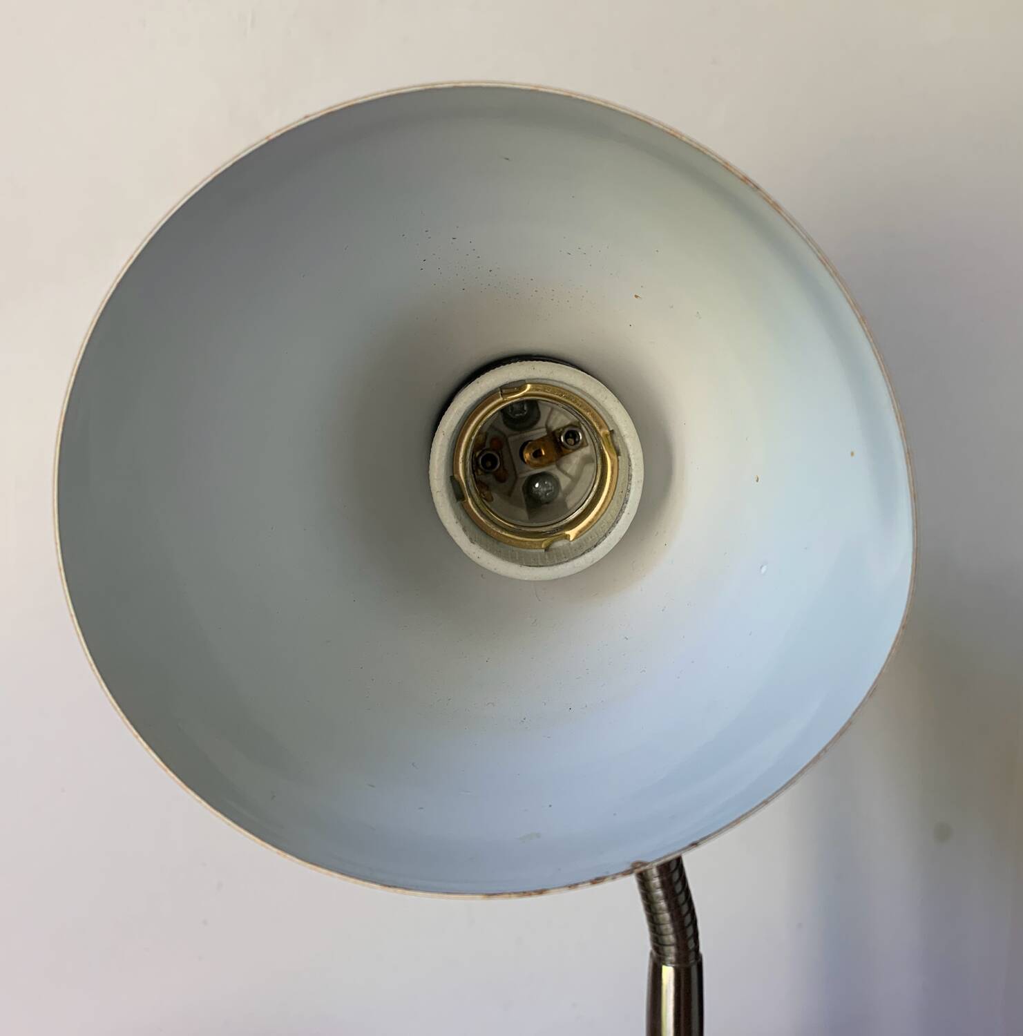 Vintage orange desk lamp