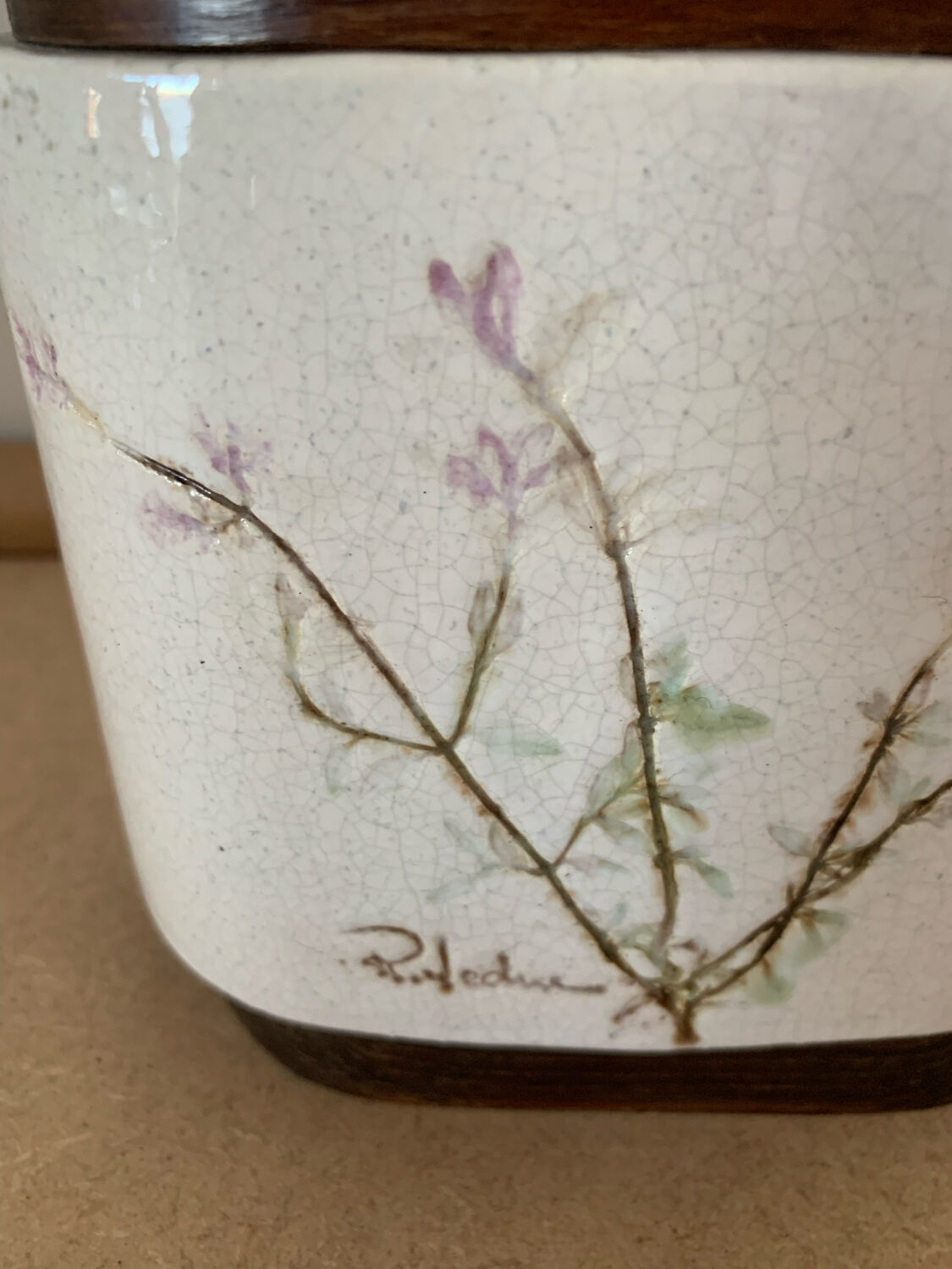 Old Raymonde Leduc lamp