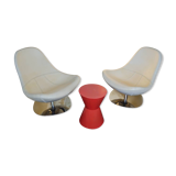 Fauteuils Ikea Tirup en cuir