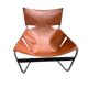 F444 lounge chair in cognac leather by Pierre Paulin for Artifort
