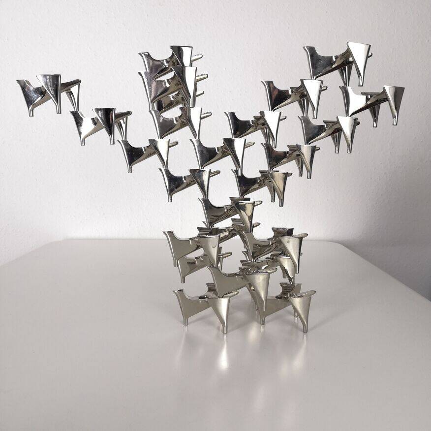 Set of 26 Hammonia Motard candle holders