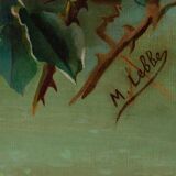 Pair of roses paintings-circa 1900