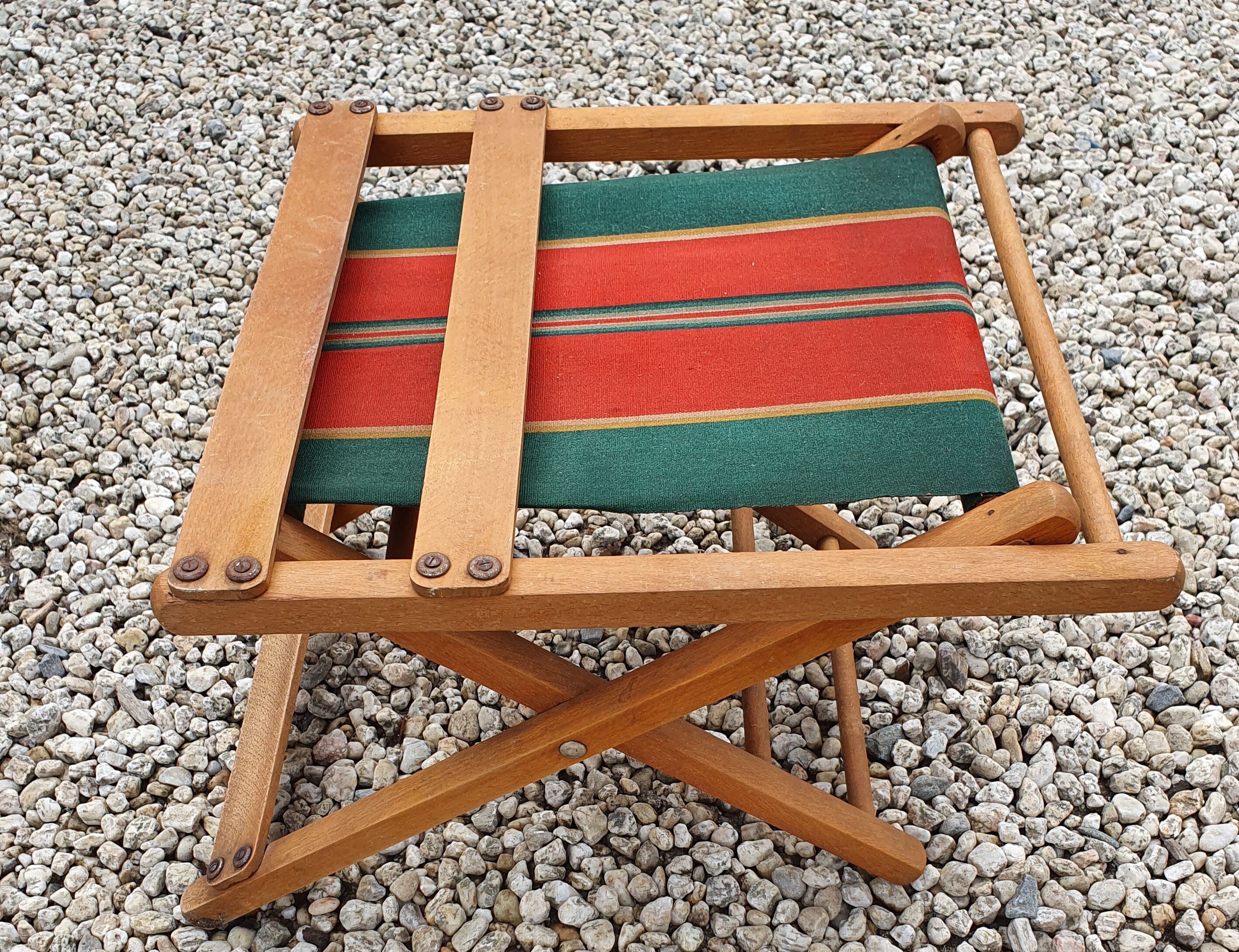Folding chair of fisherman fabric bayadère