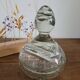 Chiseled crystal candy box