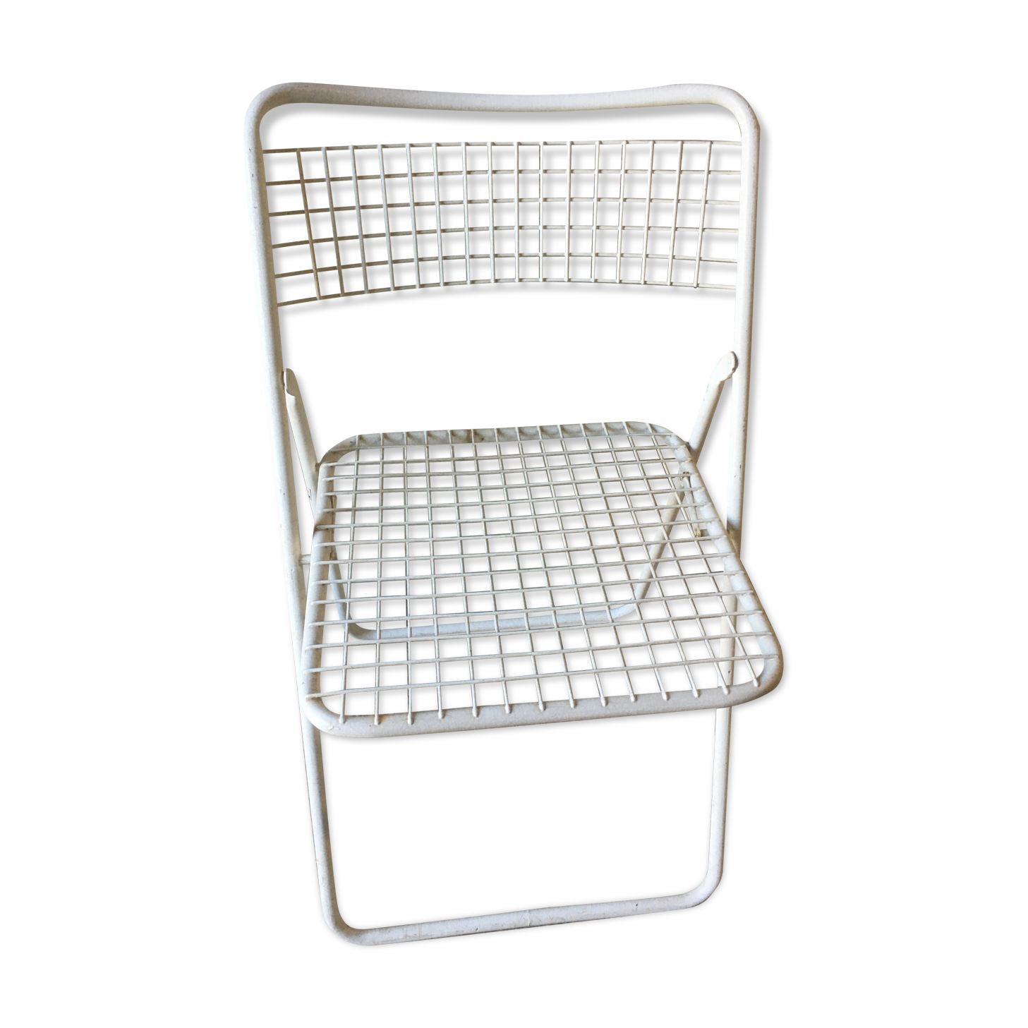 Chaise pliante "emu" en fer années 60/70