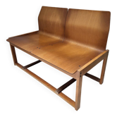 Banc double vintage années 70