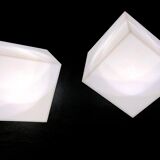 Pair of sconces "Edge", by Alessandro Mendini for Artemide, Italy