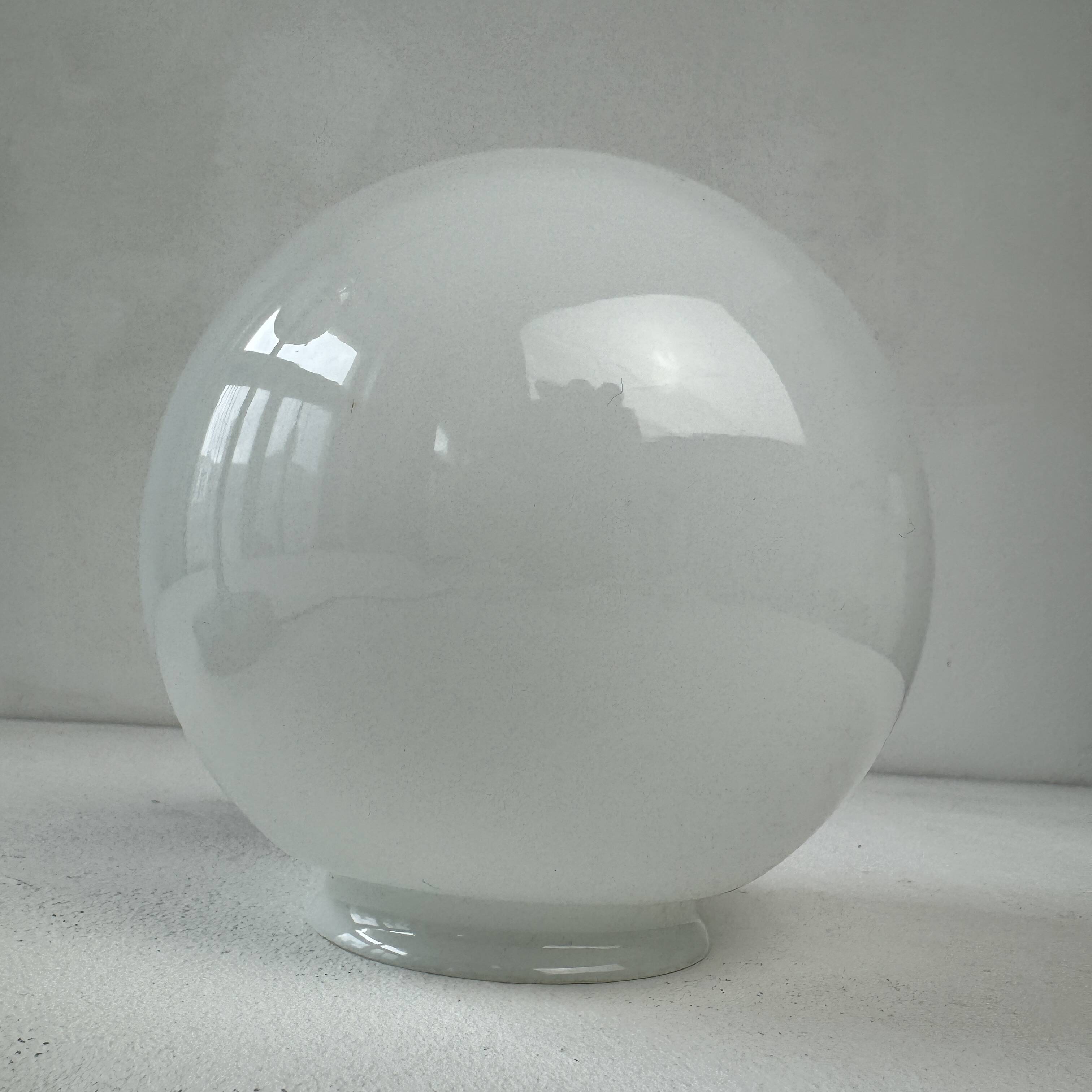 Old small vintage opaline table lamp