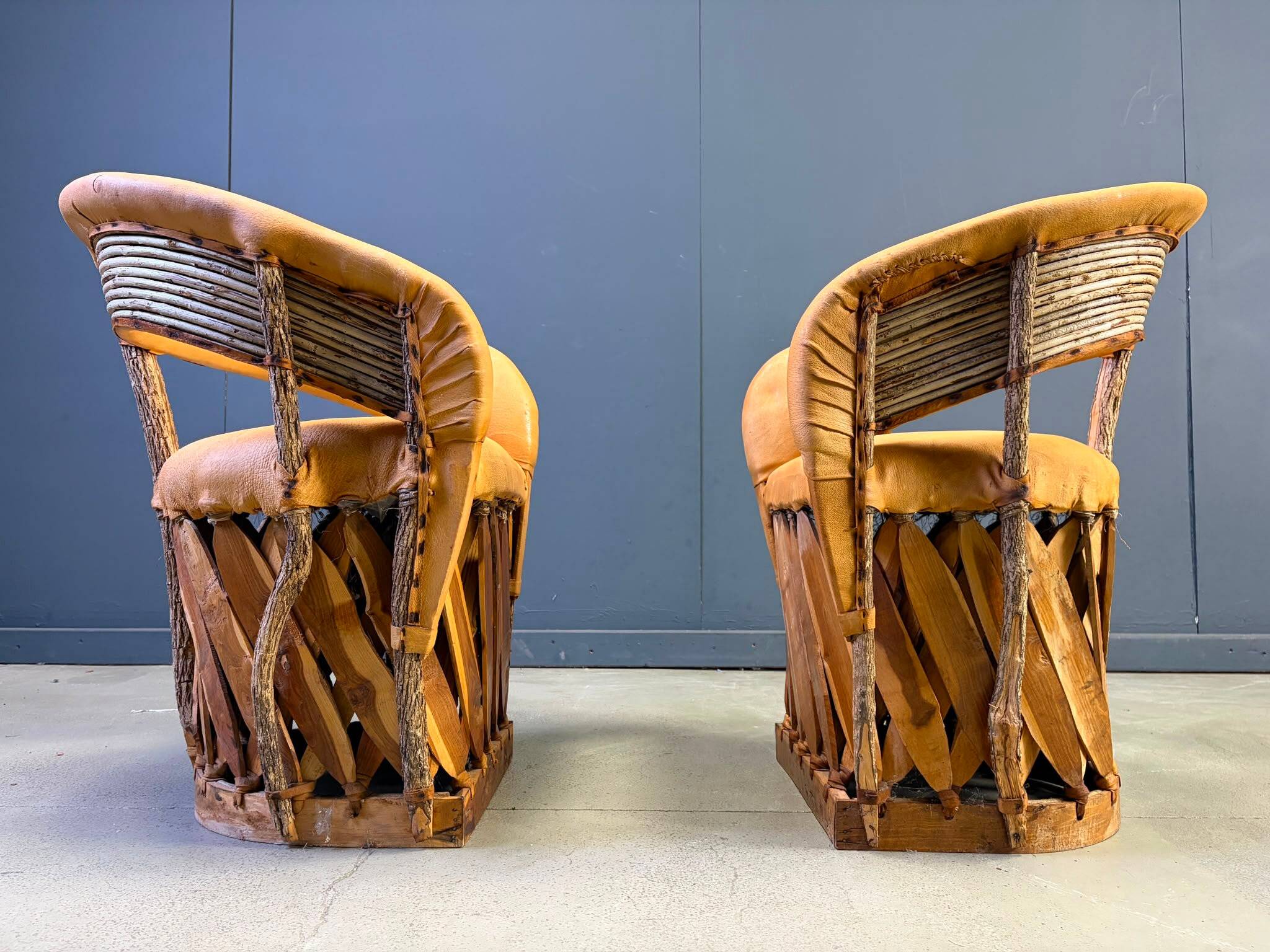 Paire de chaises Equipale mexicaines, années 1970