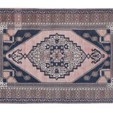 Tapis vintage turc de Oushak, tissé à la main 123x207 cm