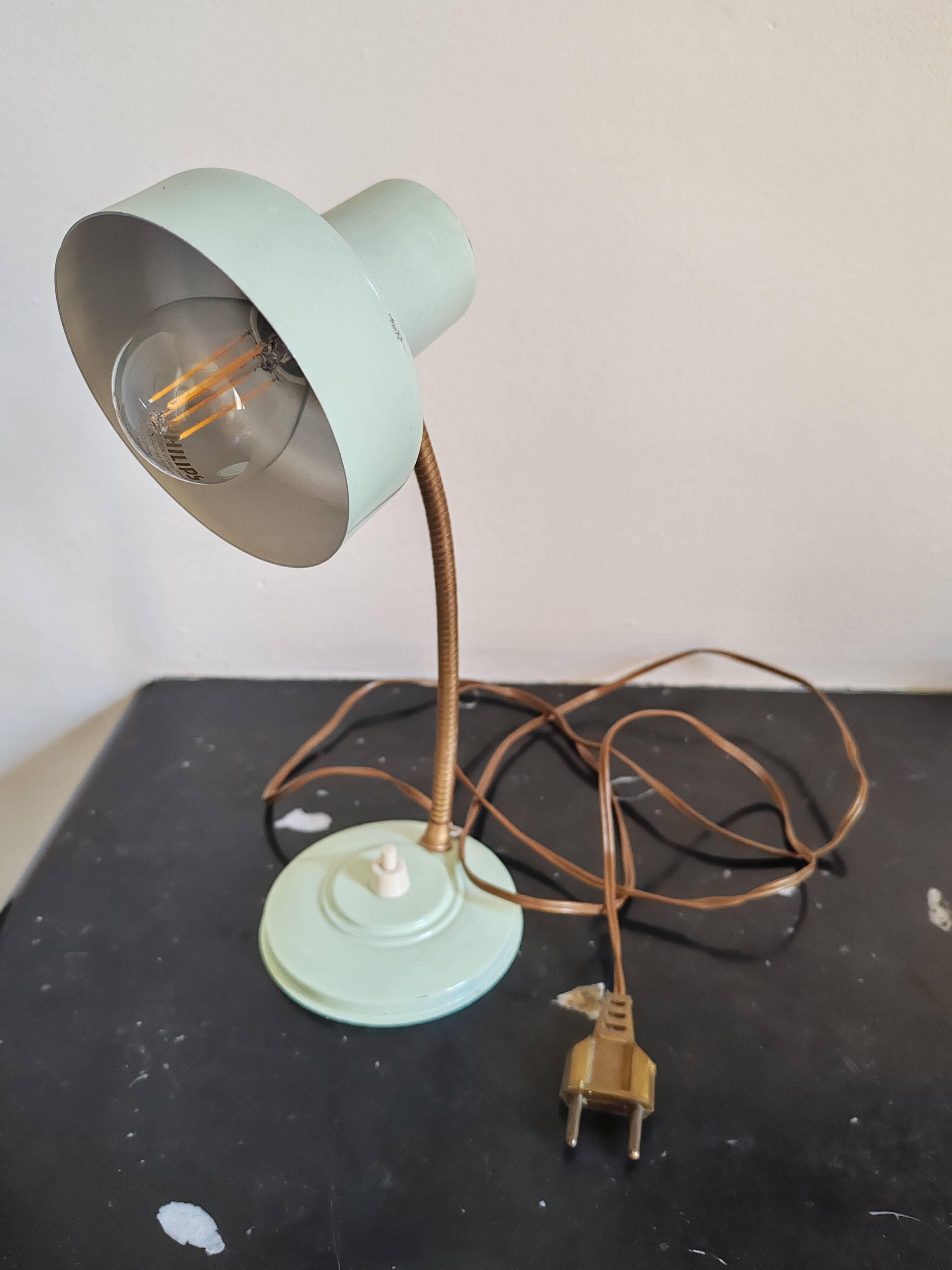 Adjustable vintage table lamp