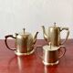 Antique Art Deco silver-plated tea and coffee set