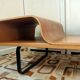 Table basse en bois cintré