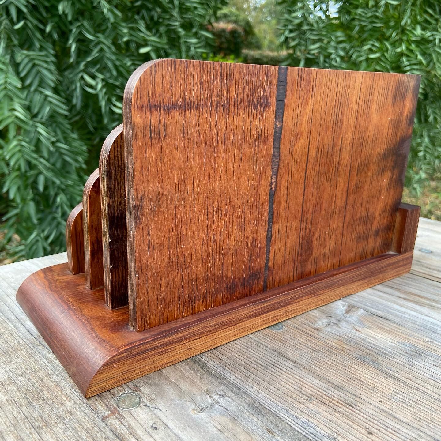 Art Deco mail rack