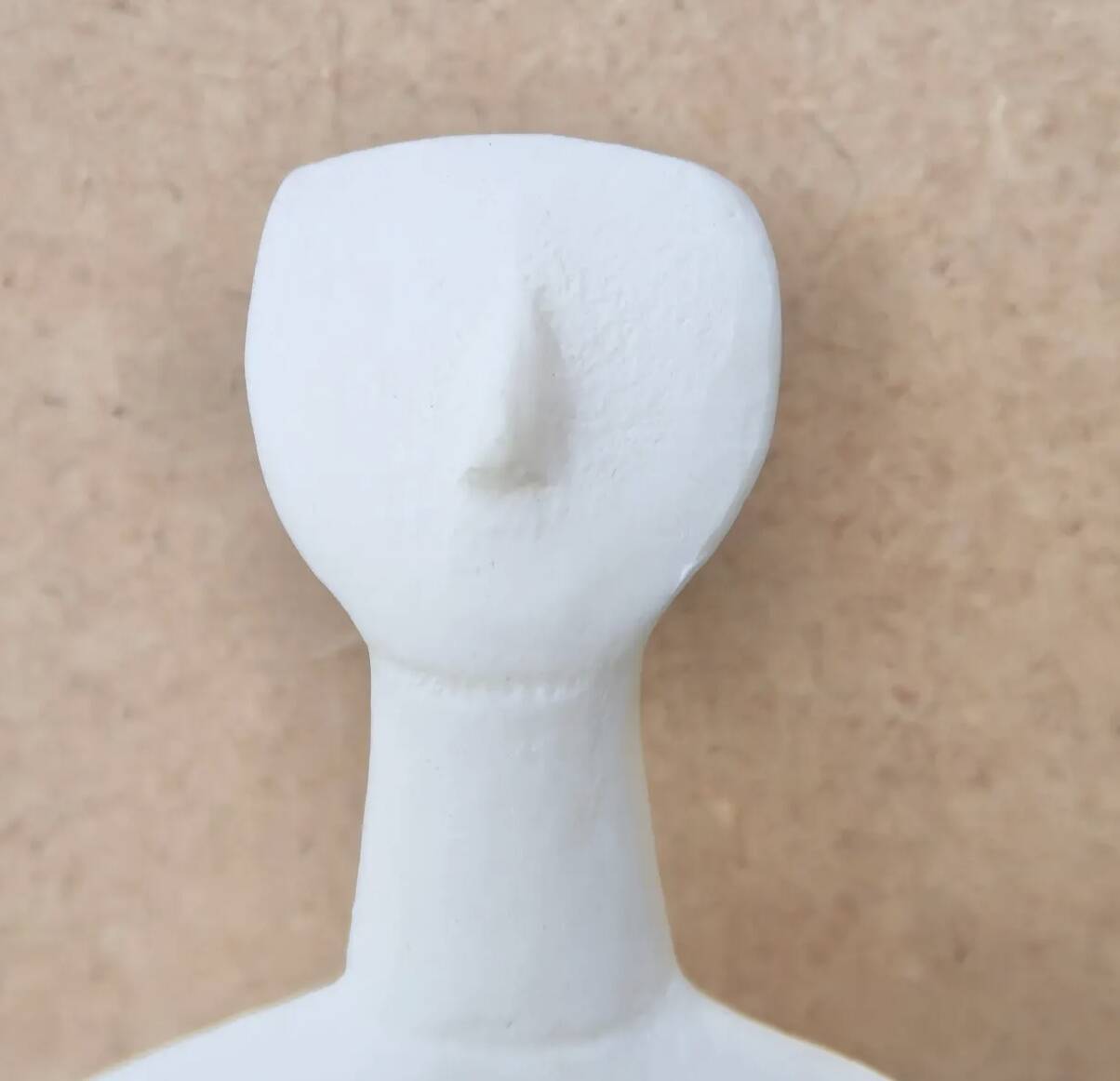 Greek Cycladic idol sculpture on base, 1970s