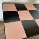 Table basse damier