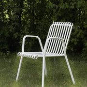 Vintage Italian 1950s metal garden chairs - set of 4