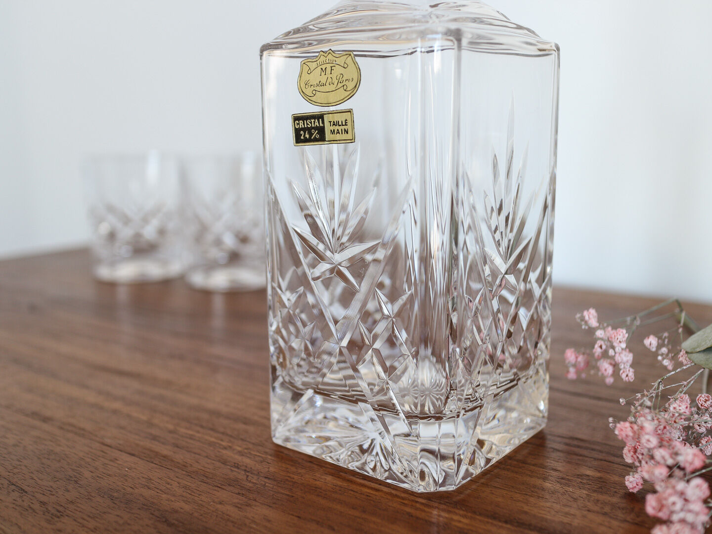 Paris Crystal Whisky Carafe