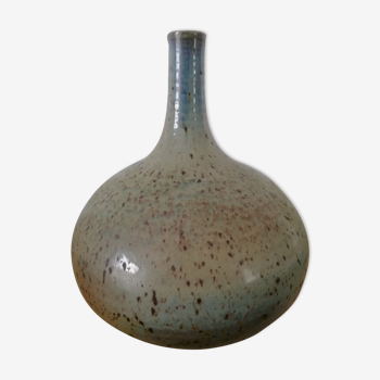 Lamp Foot Vase Bottle in Glazed Sandstone