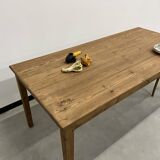 Pine farm table, spindle legs