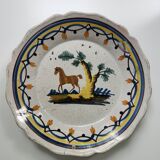 Nevers faience plate