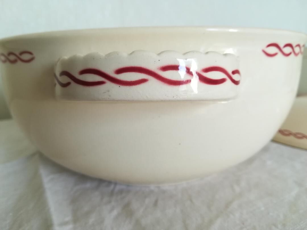 Badonviller earthenware soup or vegetable.