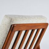 Original armchair fully restored, Scandinavian icon of 60s