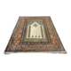Vintage Turkish Silk & Wool  Rug , 186 x 120 cm