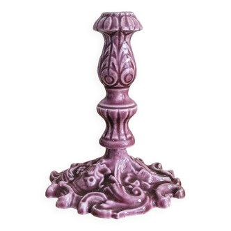 La Redoute x Selency ceramic candle holder 19 mauve