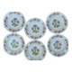 Set of 6 deep plates Moulins des Loups et Orchies