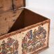 Antique hand-painted folk-style trunk (c.1880) #14