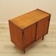 Danish Teak Cabinet with Sliding Doors, 1970s