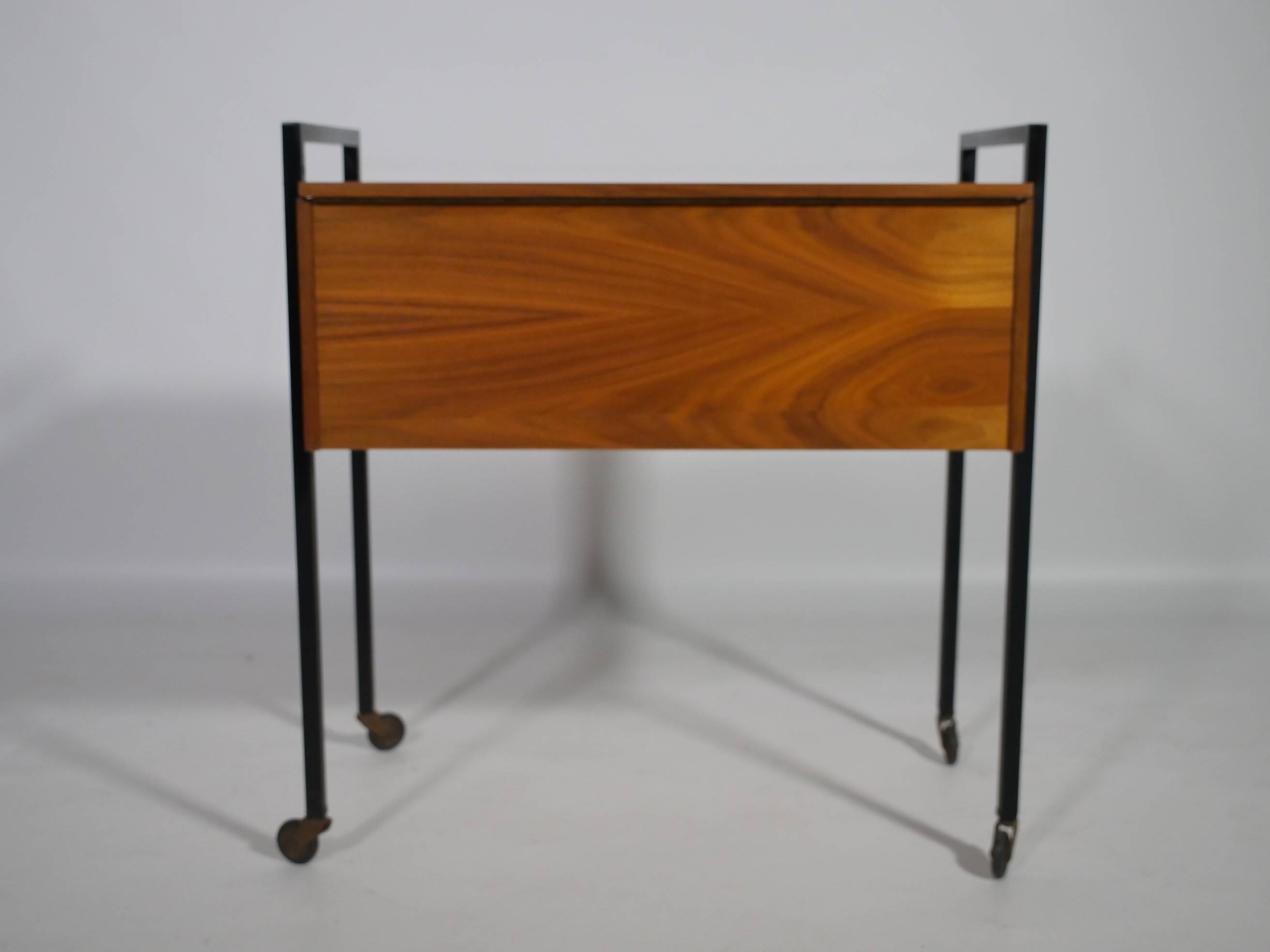 1960s Teak Chest of Drawers Roll Sewing Box