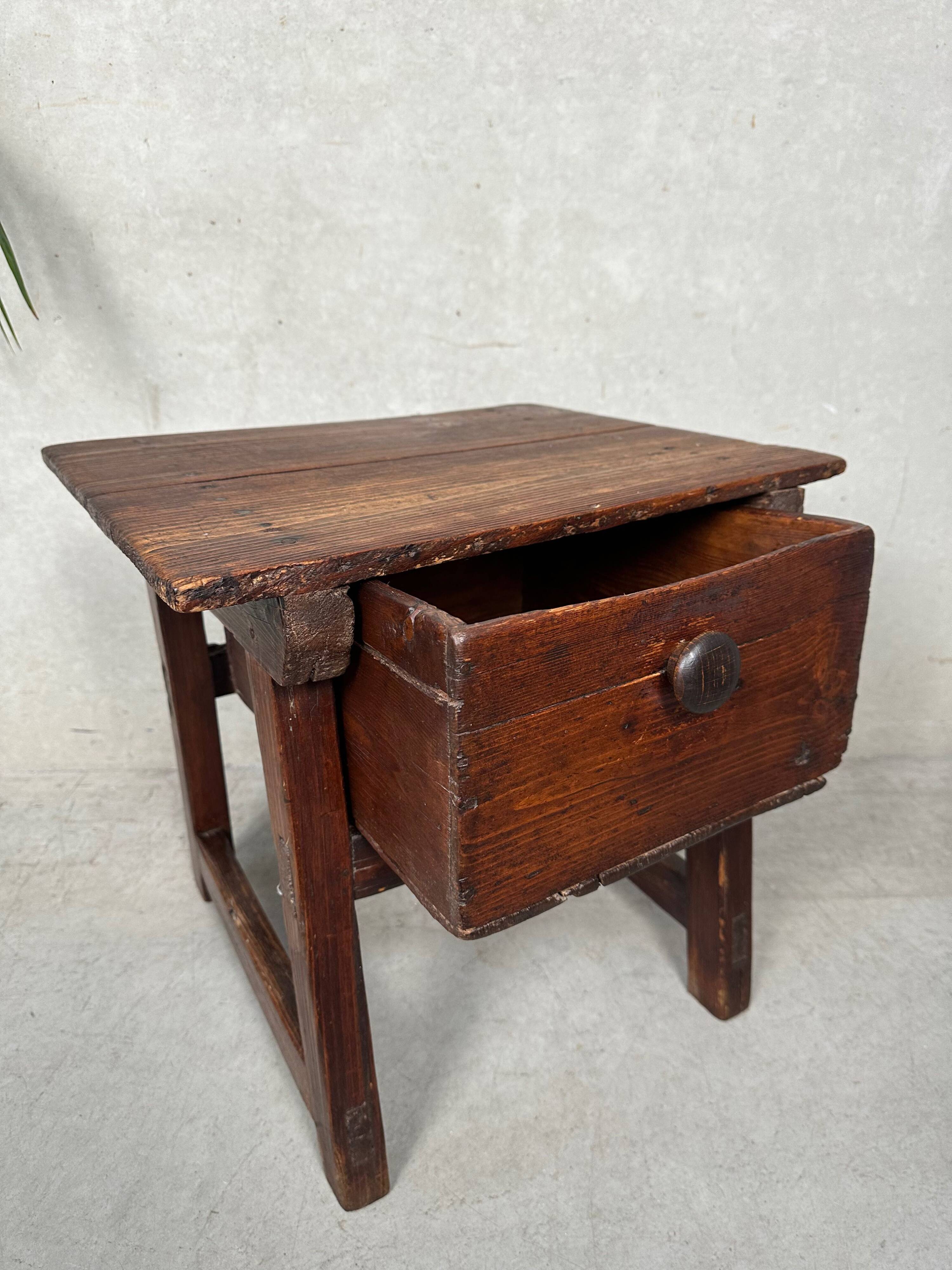 Brutalist side table