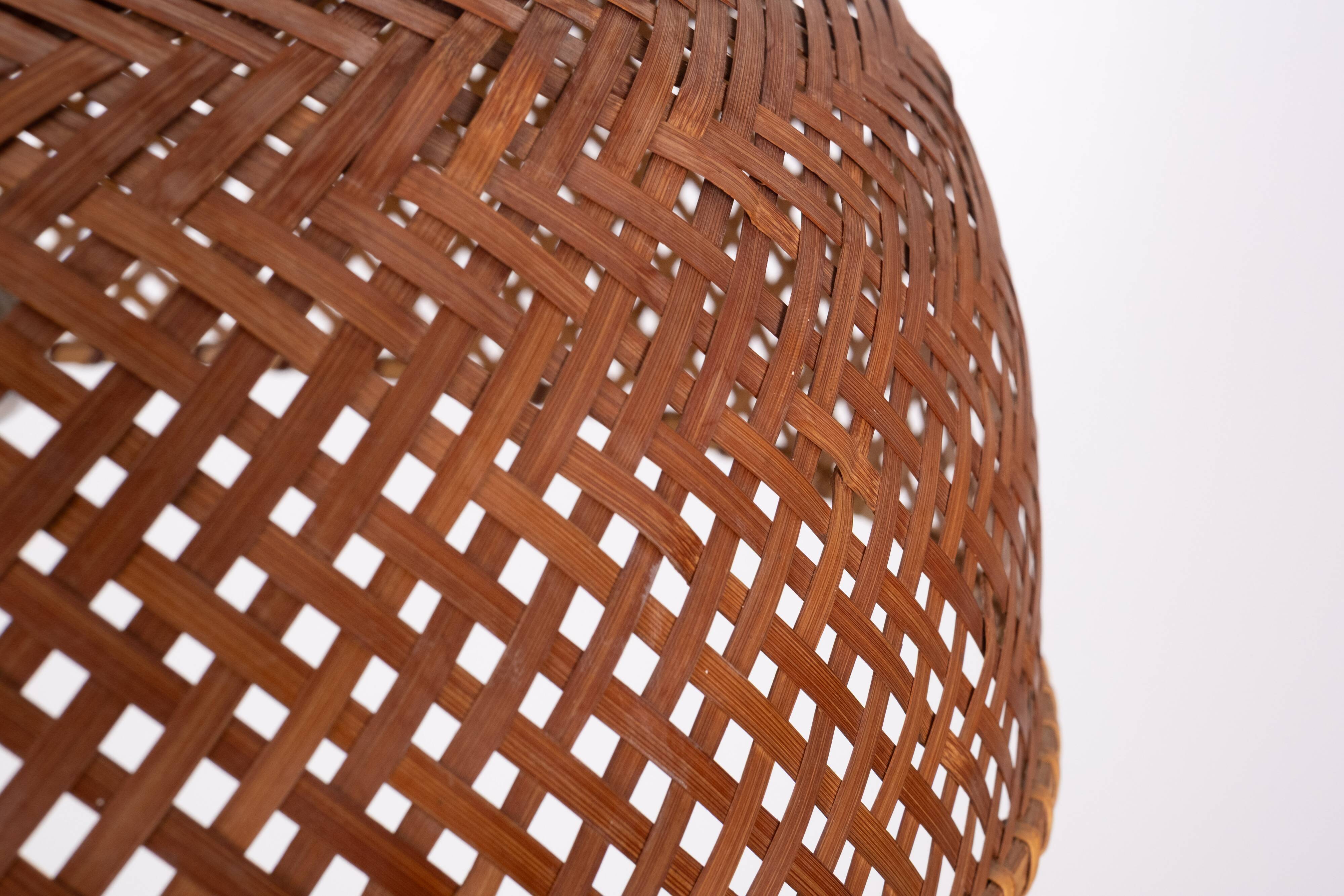 Japan Wicker Pendant lamp 1970s