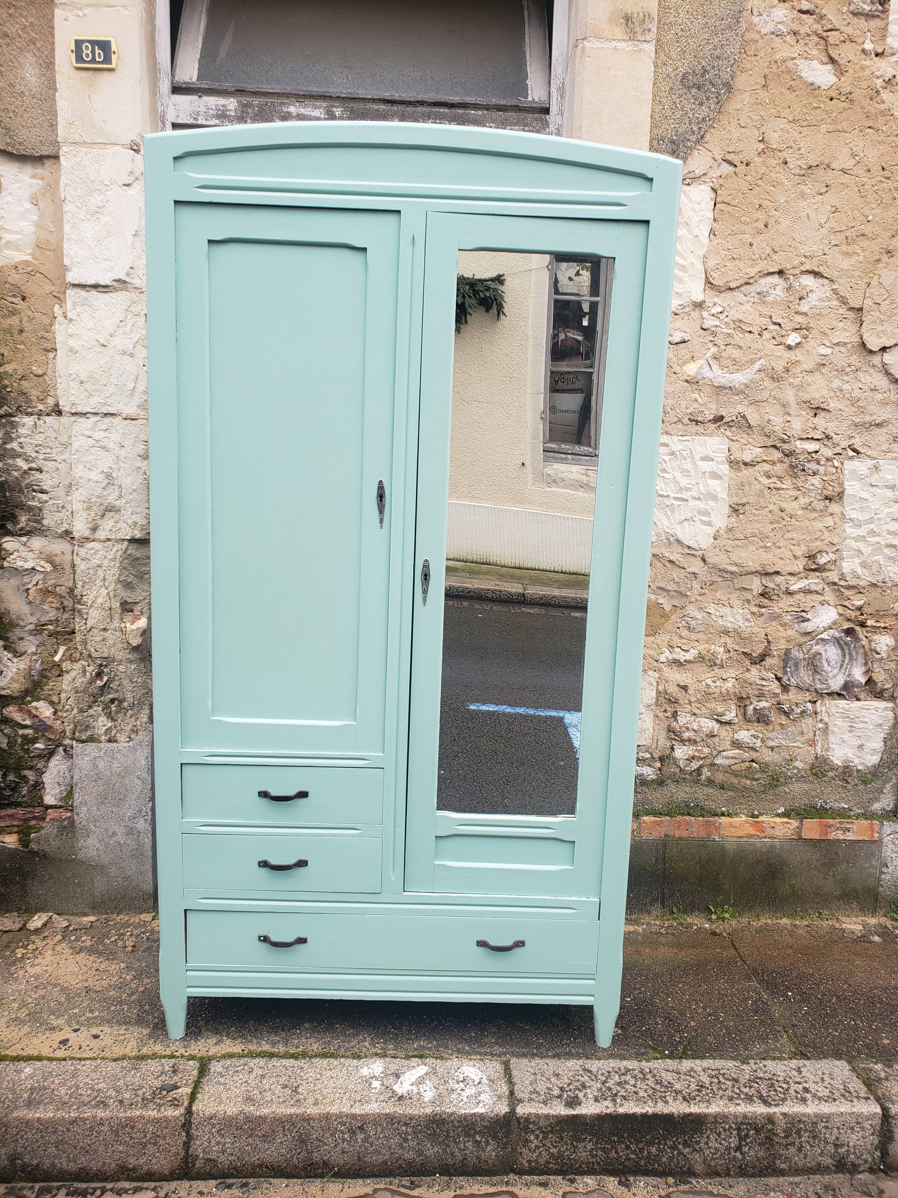 Mint green parisian dresser