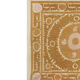 Vintage Turkish hand-knotted rug 124x136 cm