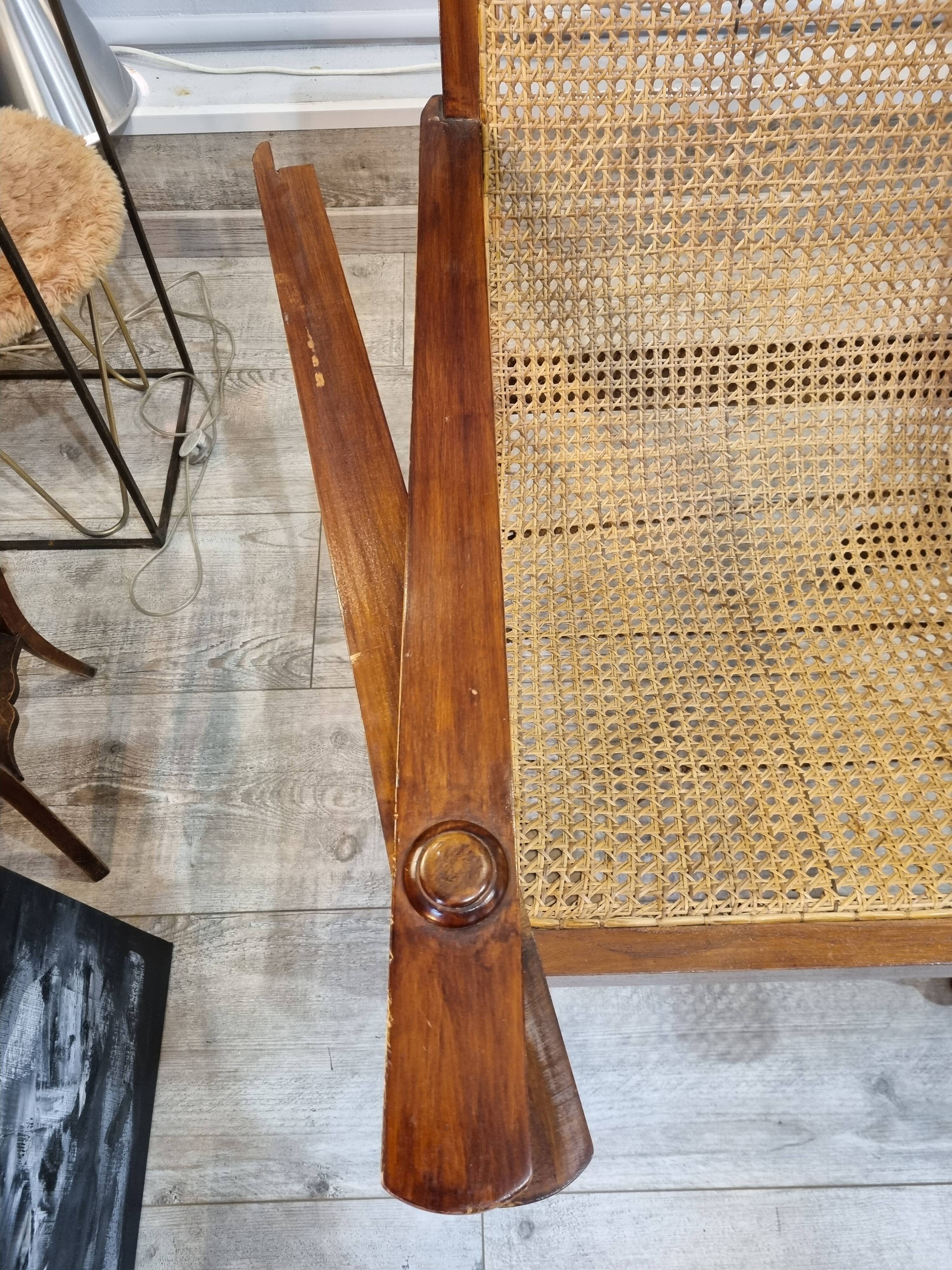 Colonial rattan planter armchair