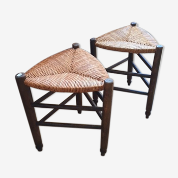 Pair of tripods stools