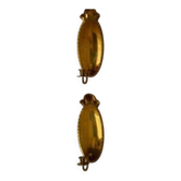 Pair of Swedish Mid-Century Brass Wall Sconces