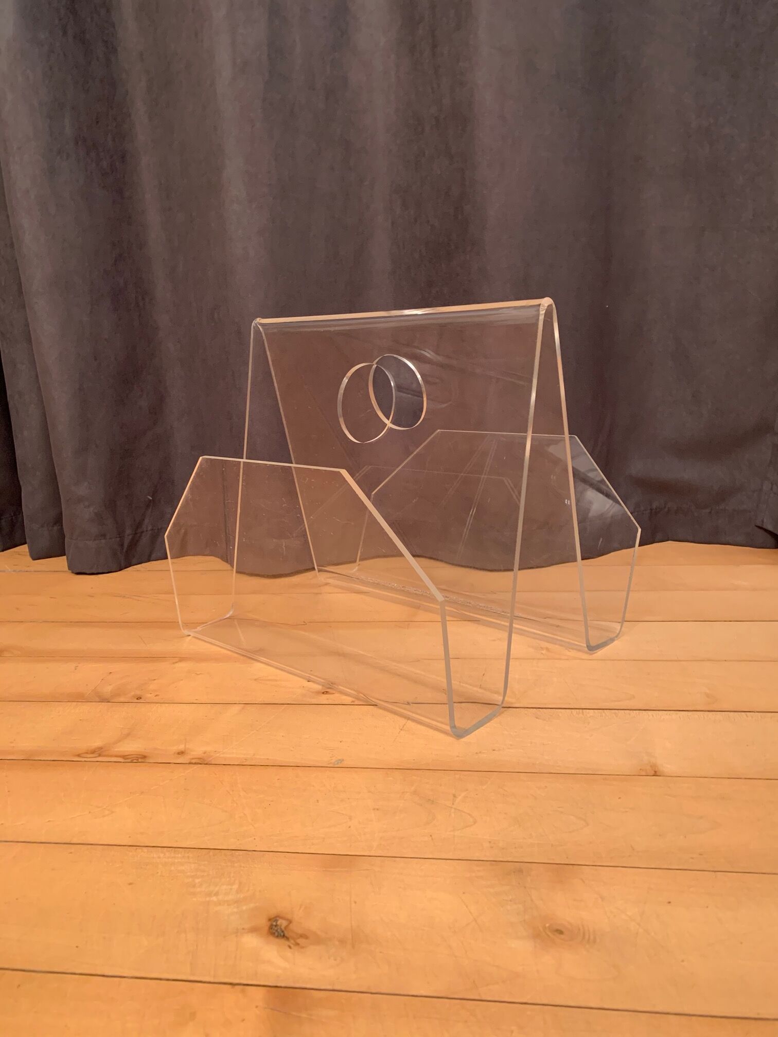 Lucite newspaper magazine, 1970s